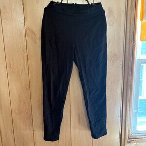Black Ponte Cigarette Pants by Vixen by Micheline Pitt